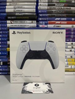 Original Sony PS5 DS5 dual sense 5 controller myset used like new white solid