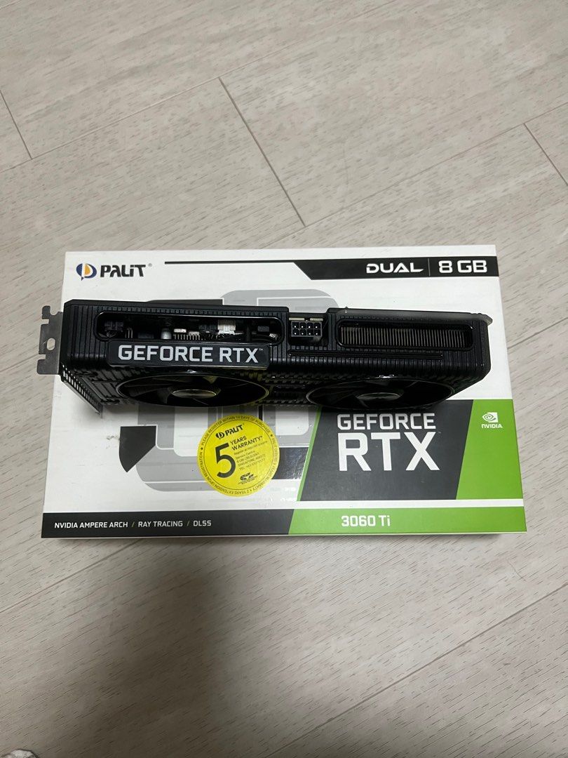 Palit 3060 Ti Dual Nvidia RTX Graphics Card 3060Ti GPU, Computers ...