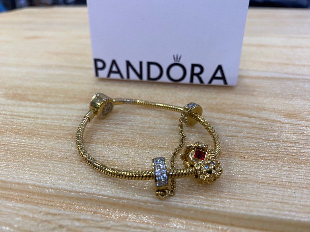 Pandora Ale Met Gold Plated 2 Charm Women s Fashion Jewelry 