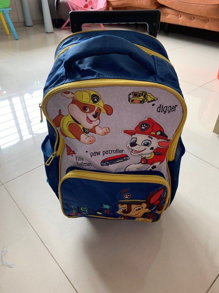 Paw patrol trolley school top bag