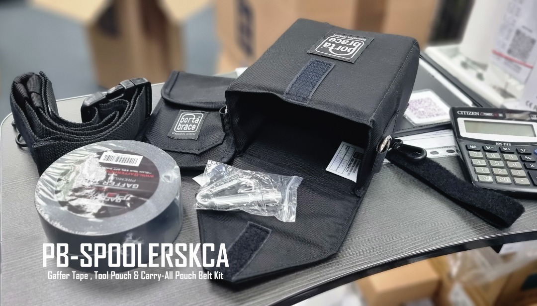 PortaBrace Gaffer Tape Belt and Double Pouch Kit