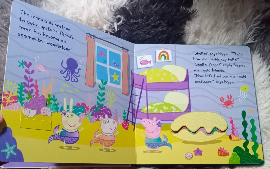 Peppa Pig: Peppa's Mermaid Friends: A Lift-the-Flap Book, Hobbies ...