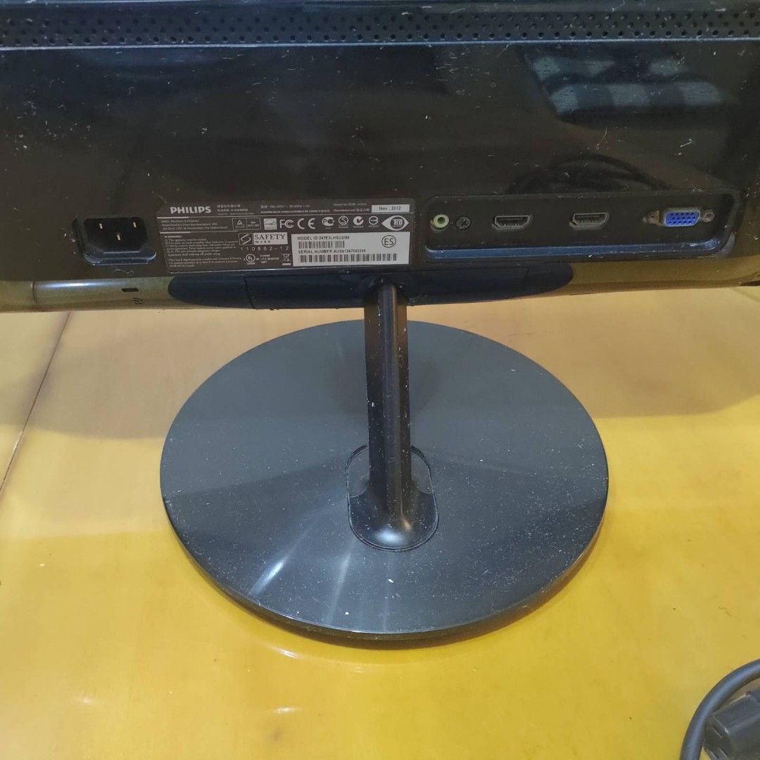 Philips 24吋1920x1080 LED背光LCD monitor 247E3LHSU2/69, 電腦＆科技, 電腦周邊及配件, 電子 ...