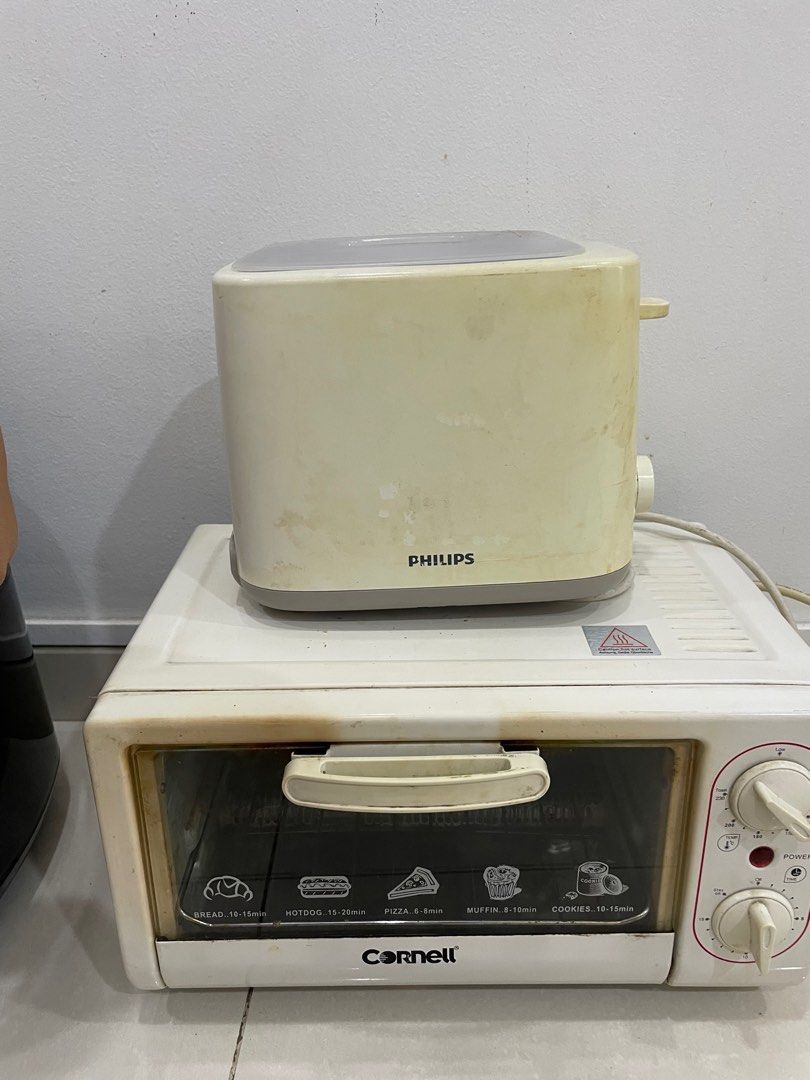 Philips pop up bread toaster & Cornell toaster, TV & Home Appliances, Kitchen Appliances, Ovens