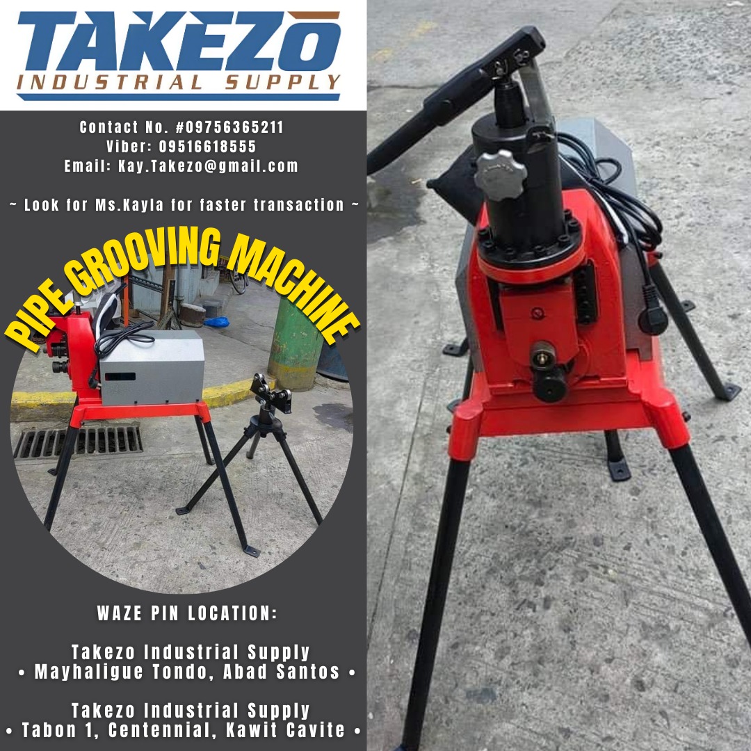 PIPE GROOVING MACHINE, Commercial & Industrial, Construction Tools