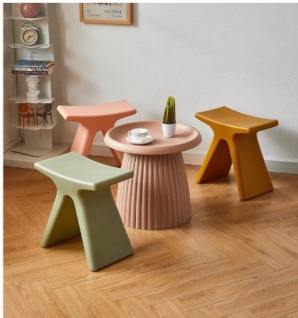 Plastic stool Simple low stool, Furniture Home Living