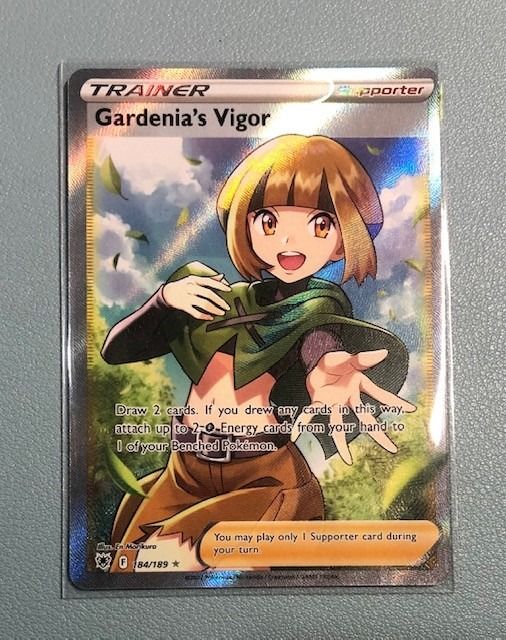 pokemon gardenia card - Gardenia's Vigor GG61/GG70 - Crown Zenith - Galarian Gallery - Ultra Rare If you drew any cards in this way Gardenia's Vigor Full Art Pokmon