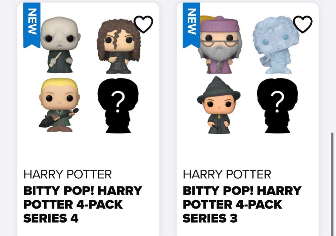 Pop figure bitty Harry Potter 迷你哈利波特mini , 興趣及遊戲, 玩具