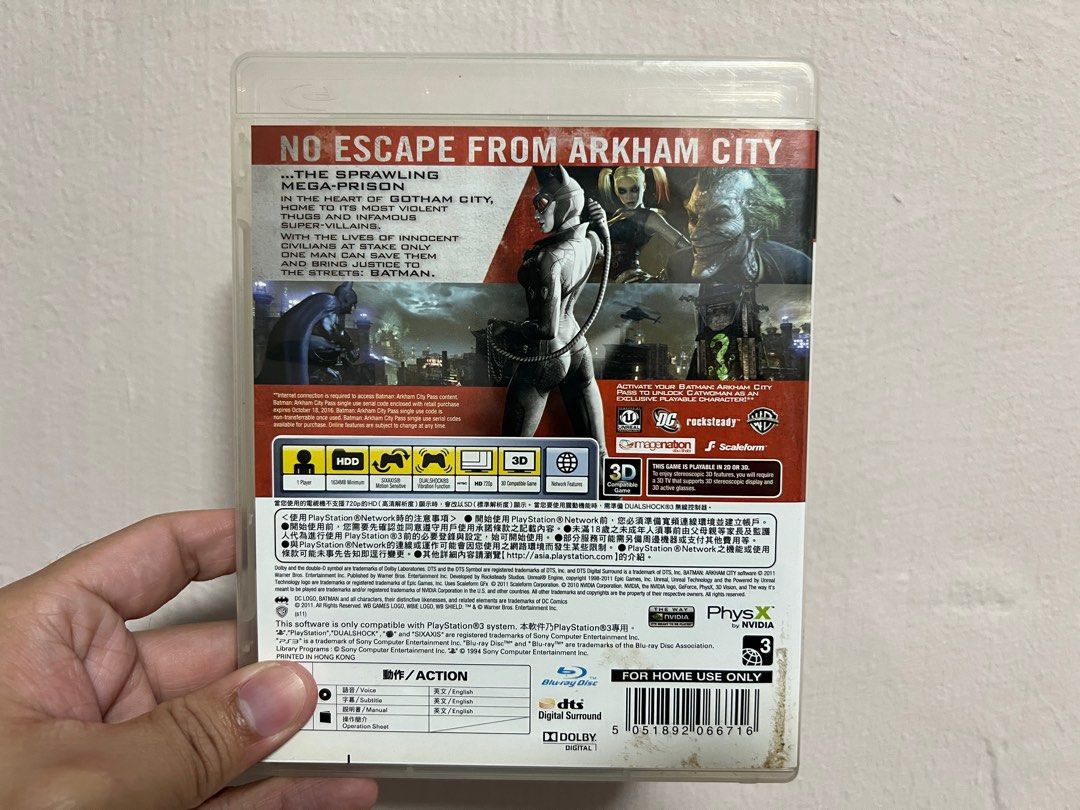 PS3 - Batman Arkham City, Video Gaming, Video Games, PlayStation on  Carousell
