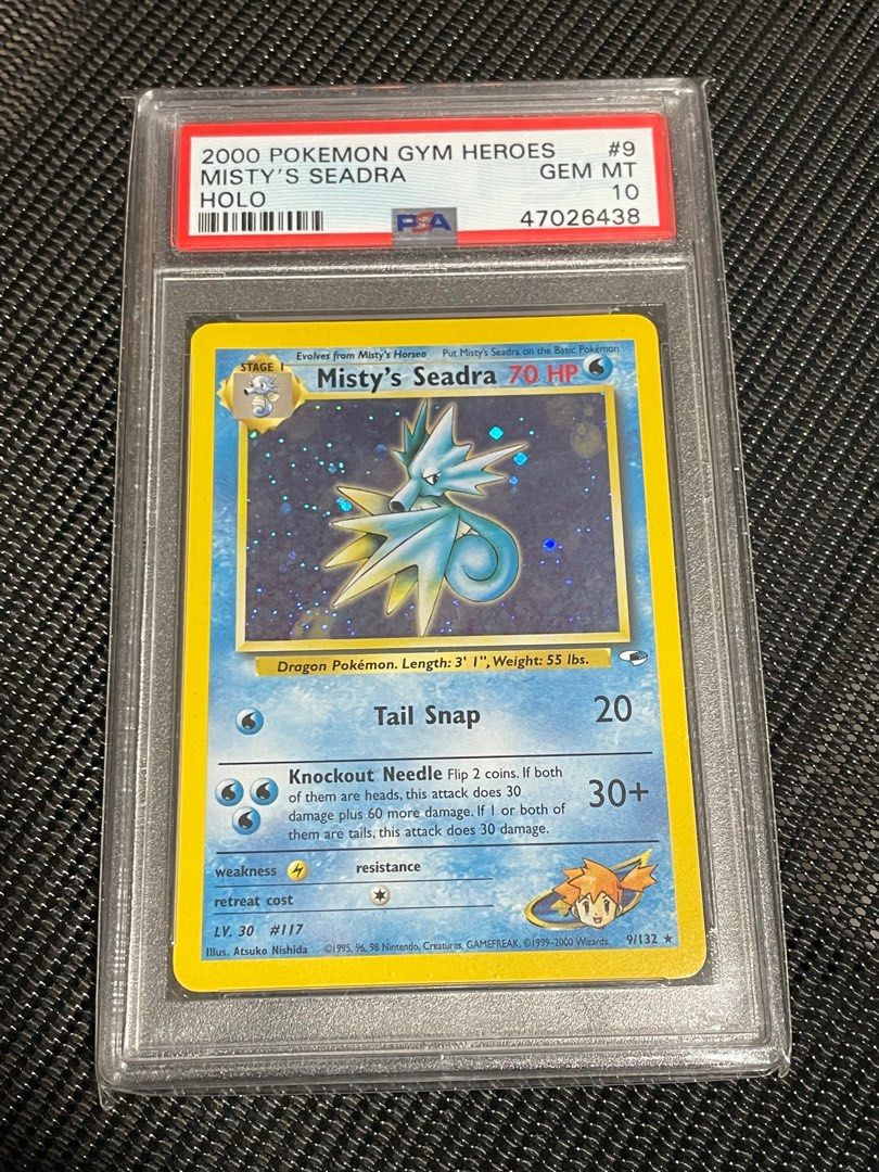 misty's seadra pokemon card value Misty's Seadra (Prerelease) (9/132) – GoldenFishGames main image 0