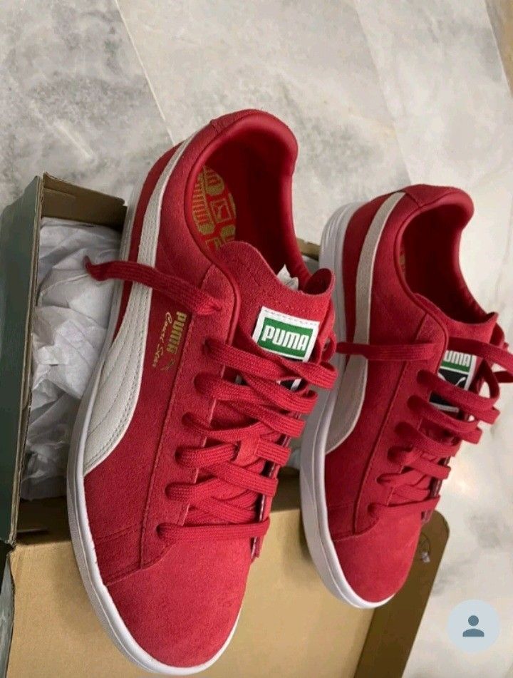 Puma court star red new arrivals