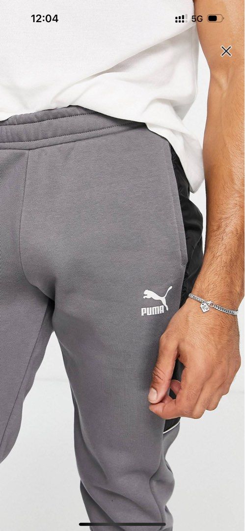 Puma tracksuit new arrivals bottoms grey