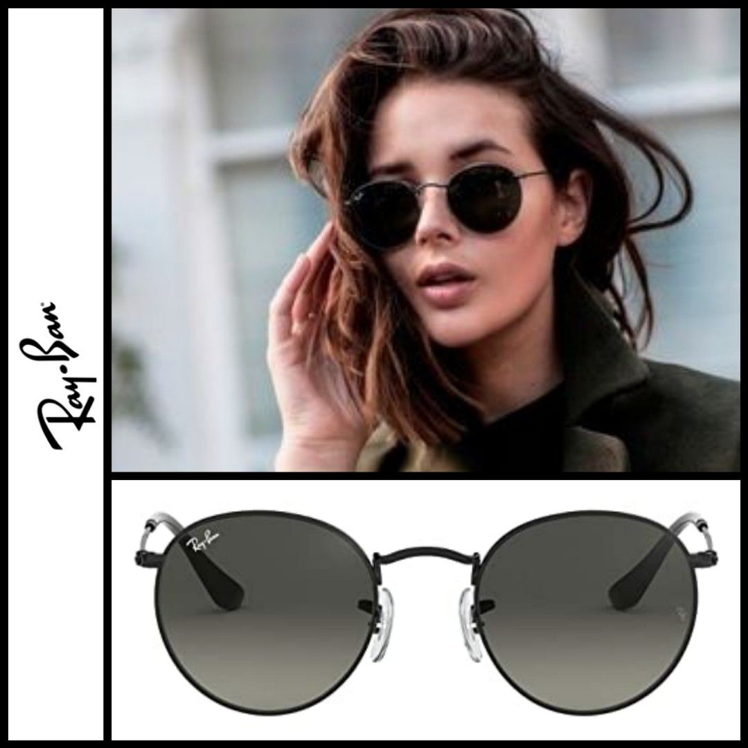 Ray ban women's round metal sunglasses cheap