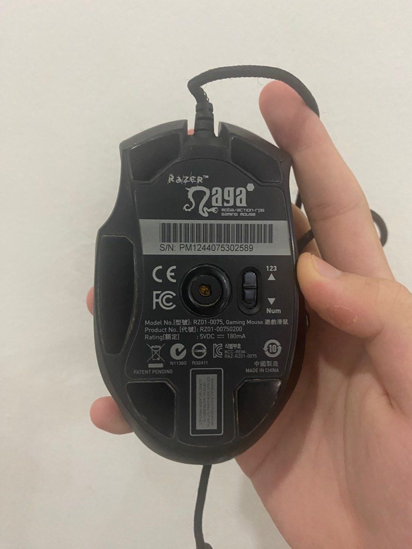 Razer Naga Hex Wraith Red Edition, Computers & Tech, Parts