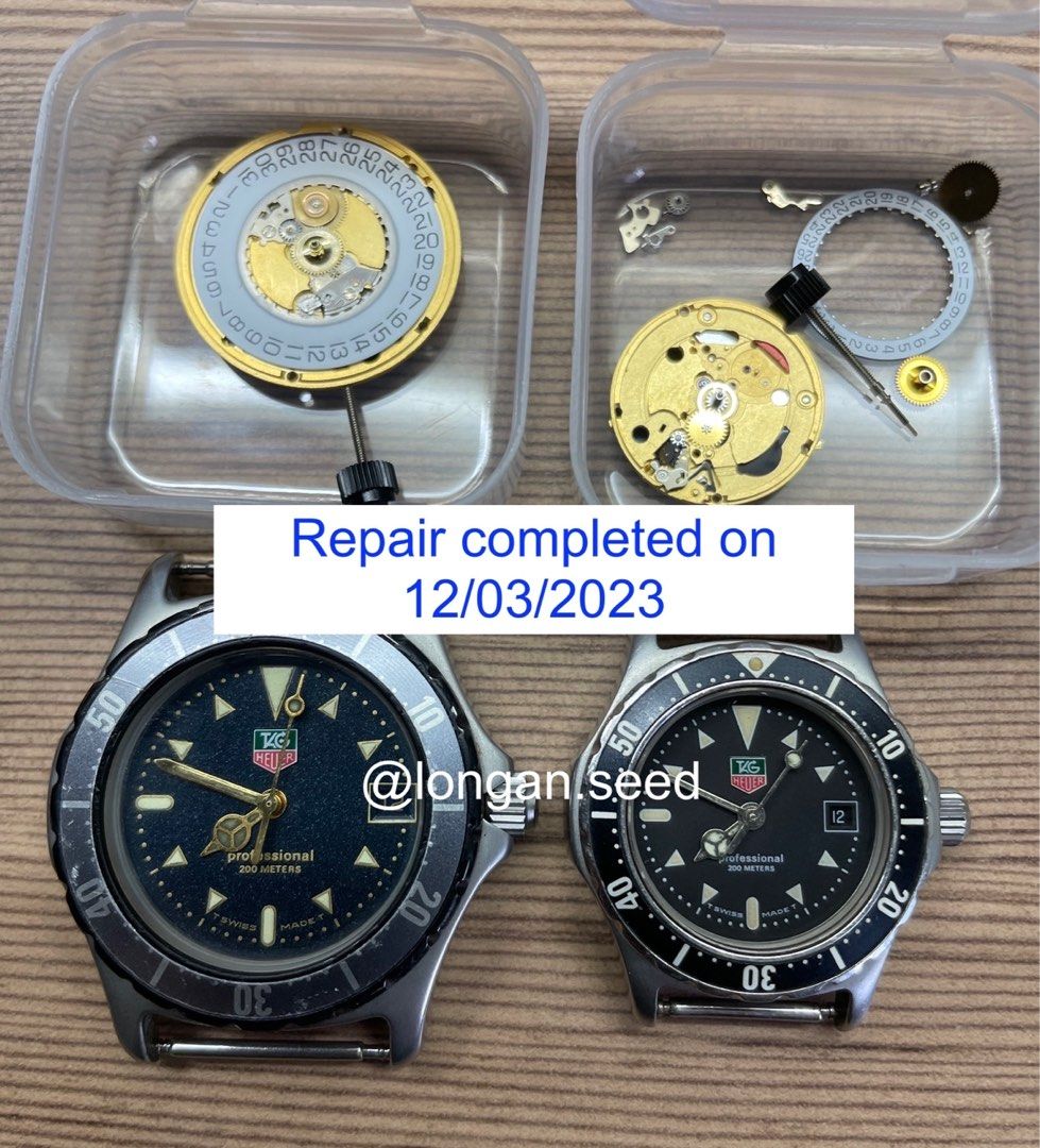 Tag heuer hot sale maintenance service cost