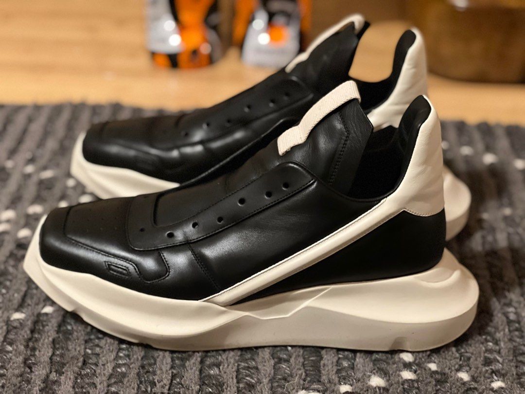 Rick Owens Geth Runner 主線❌Drkshdw 著用次少成色自觀未蝕, 男裝