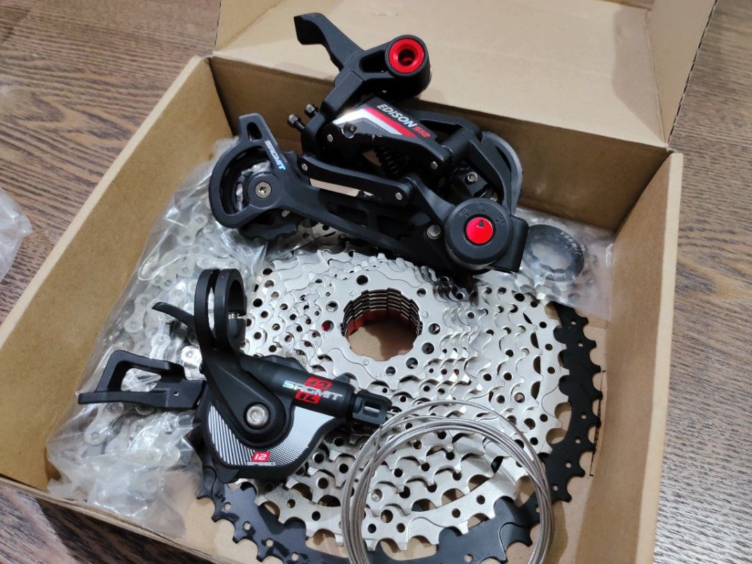 Sagmit Edison 12 Speed Groupset for MTB (Category: Bicycles) located in Las Pinas. Submitted by andievizcarra (Listing ID 1220389934, Image 3). Description: Sagmit Edison 12 Speed Upgrade Kit Groupset Brand new Las Piñas area FIX PRICE Meet-up ONLY *shell naga road / villar sipag c5 ext..