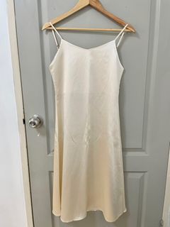 Satin Dress (Champagne)