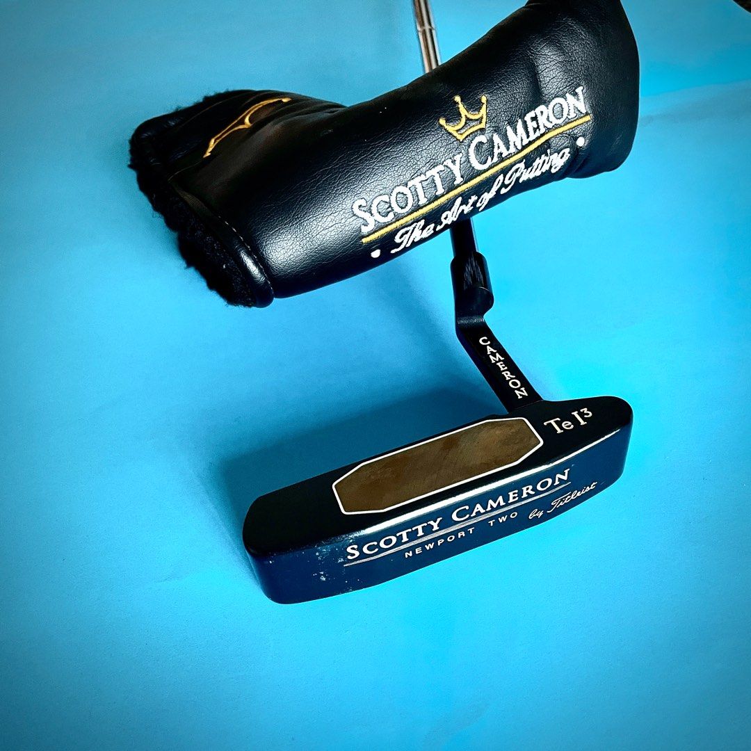 Putter SCOTTY CAMERON Tel3 NEWPORT Pour Gaucher – 34 Pouces – Occasion Bon état – Avec Headcover