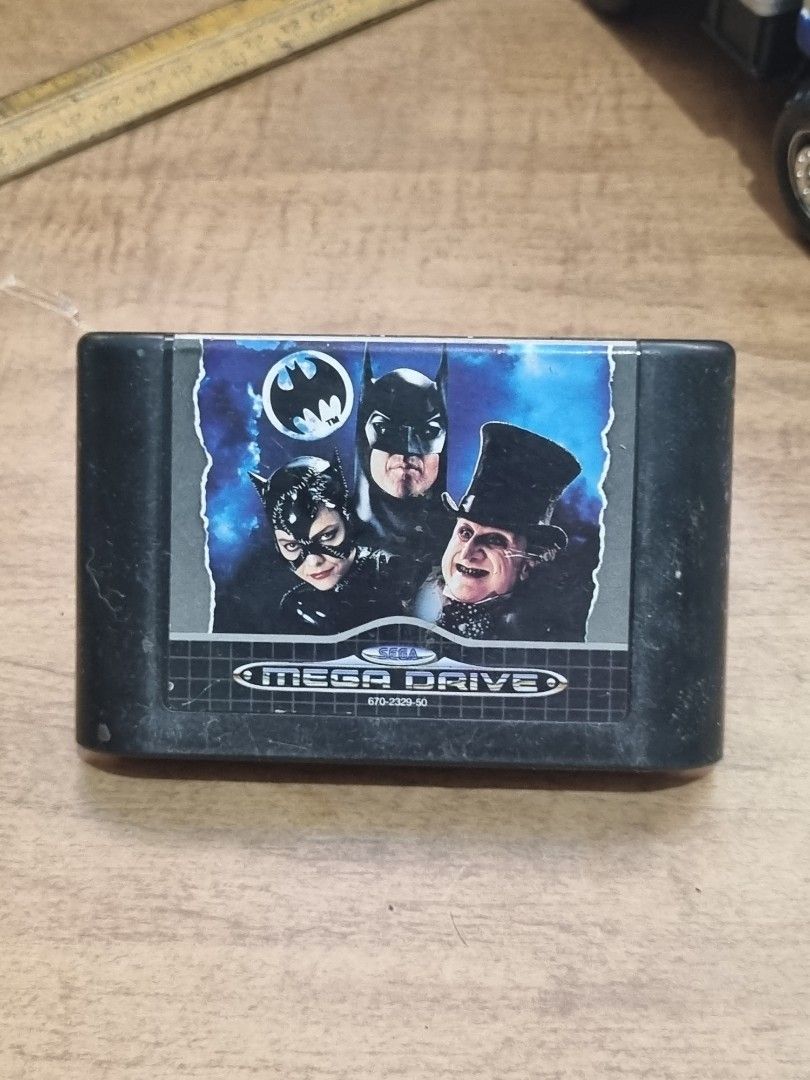 Sega Mega Drive cartridge Batman Returns, Video Gaming, Video Games, Others  on Carousell