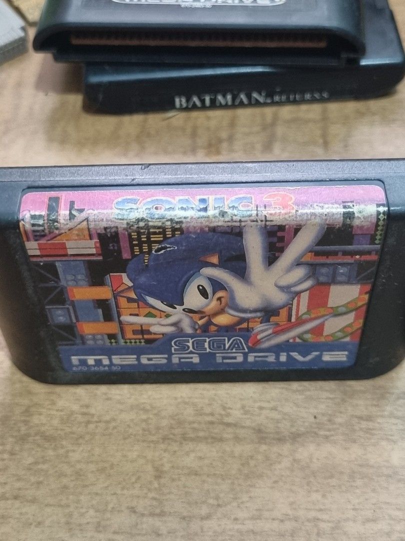 Sega Mega Drive cartridge Sonic 3, Video Gaming, Video Games, Others on ...