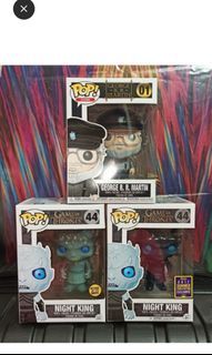 [SET OF 2] Game of Thrones Funko Pop Bundle: Night King and George RR Martin