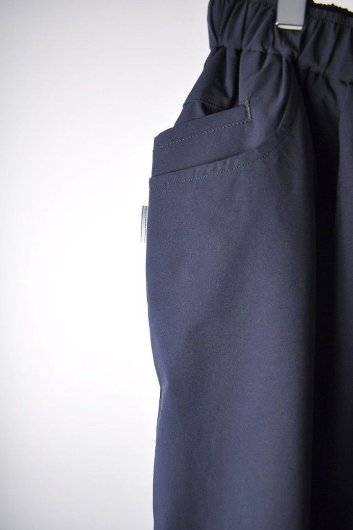 SFC SS23 SUPER WIDE TAPERED EASY PANTS NAVY L, 男裝, 褲＆半截裙