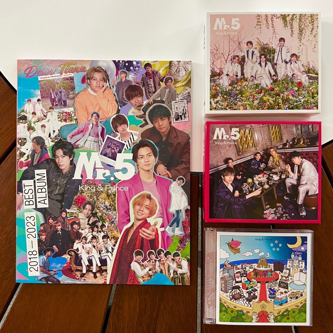包SF代訂】King and Prince Mr.5 (初回限定盤A+B+通常盤)(2枚組CD)(DVD
