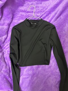 Shein long sleeves crop top