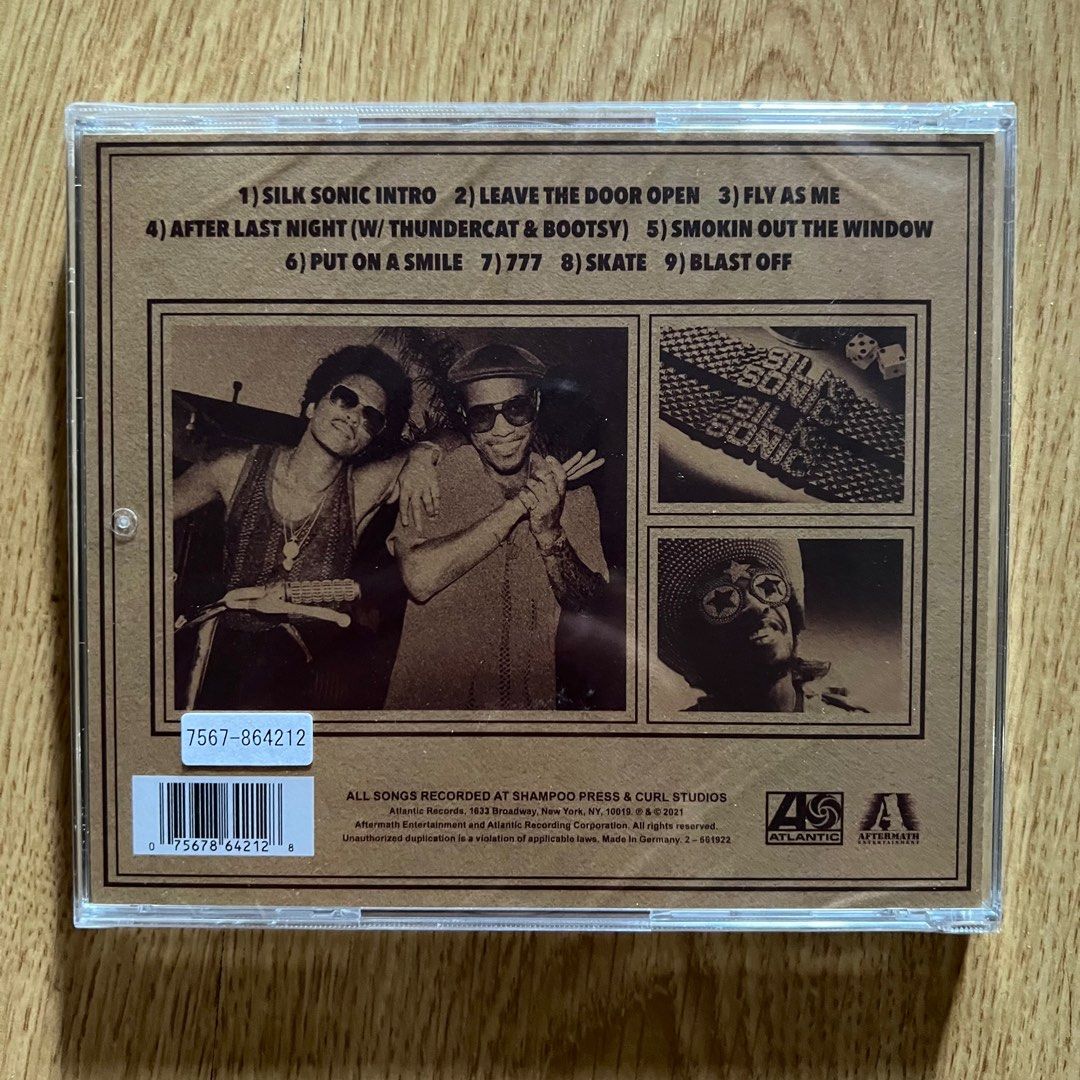 Silksonic - Bruno Mars Anderson Paak - CD (Category: CDs & DVDs) located in Manila. Submitted by plaka.mnl (Listing ID 1220377053, Image 3). Description: Silksonic - Bruno Mars Anderson Paak - CD Brand New Sealed.