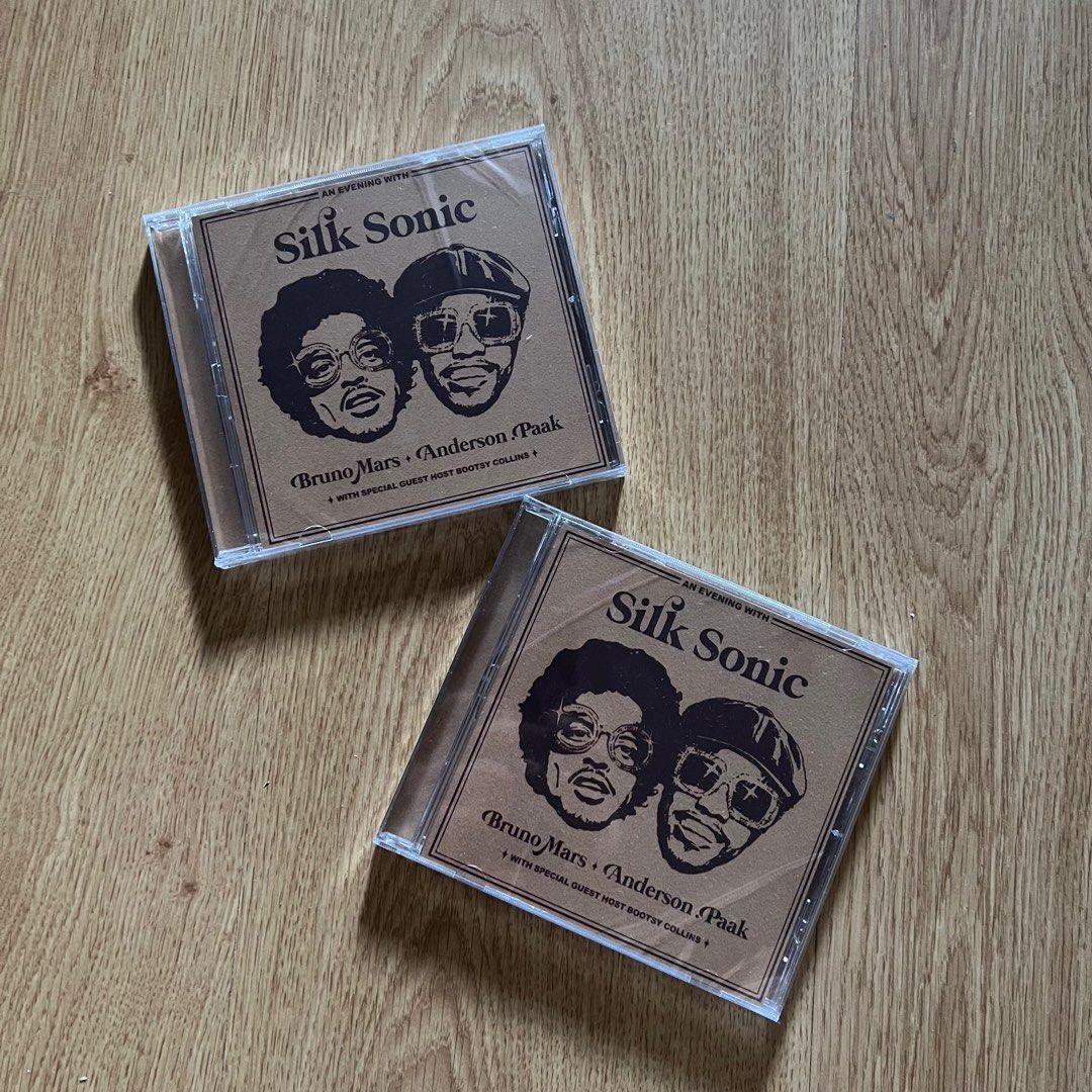 Silksonic - Bruno Mars Anderson Paak - CD (Category: CDs & DVDs) located in Manila. Submitted by plaka.mnl (Listing ID 1220377053, Image 1). Description: Silksonic - Bruno Mars Anderson Paak - CD Brand New Sealed.