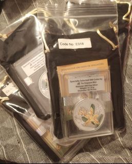 Singapore Mint Orchids Series Silver Proof Coins - highly collectible