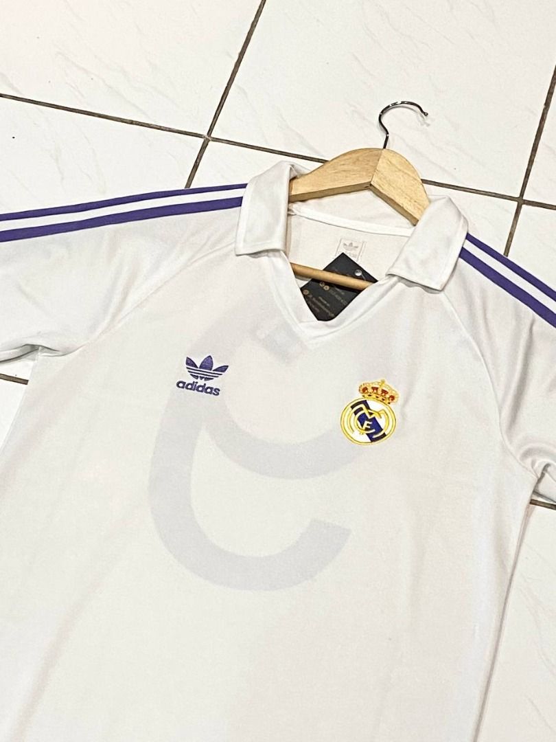Size XS Original ADIDAS Real Madrid T Shirt Collar Men s Fashion