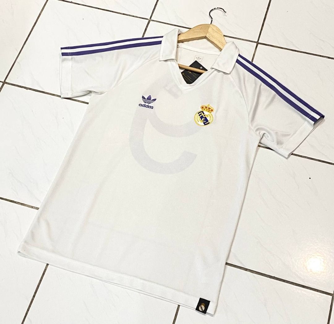 Adidas originals real madrid retro shirt clearance