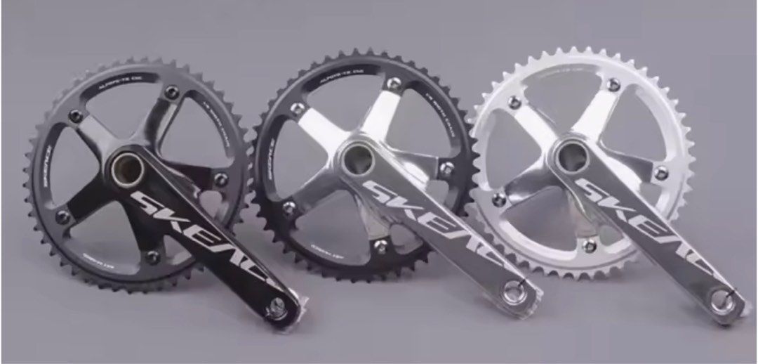 Skeace Hollowtech Crankset Fixed Gear, Sports Equipment, Bicycles