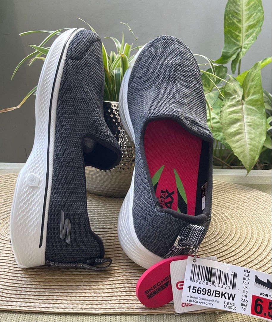 Skechers goga max grey clearance