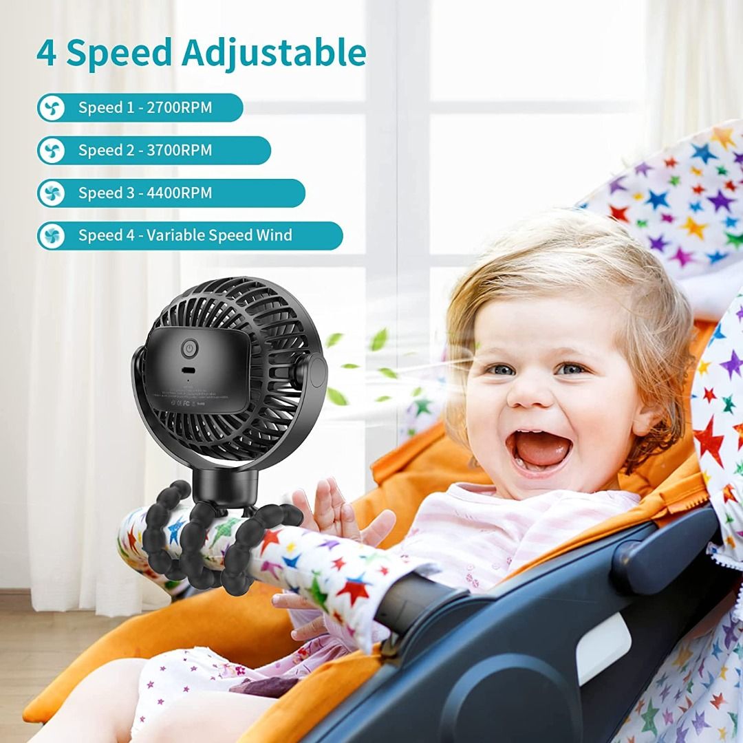 Fan to clip on stroller 2025