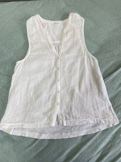 Splendid 白色背心 white tank top reiss sandro club Monaco