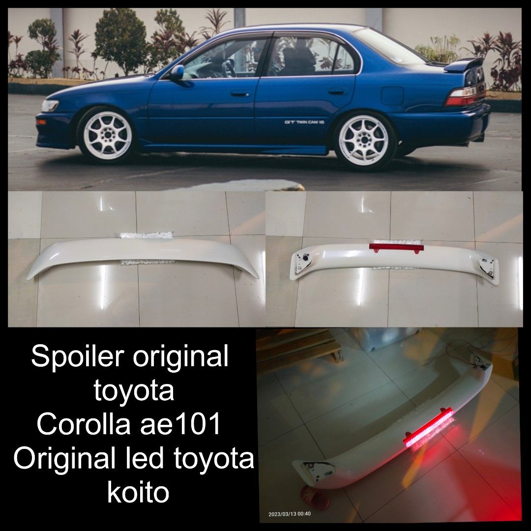 Spoiler toyota corolla seg ae101 19901995 original led original toyota