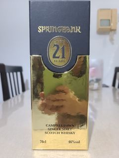 Springbank 21 (2013) old bottle  whisky