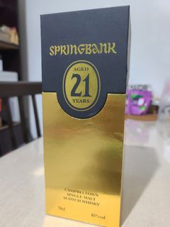 Springbank 21 2021  whisky