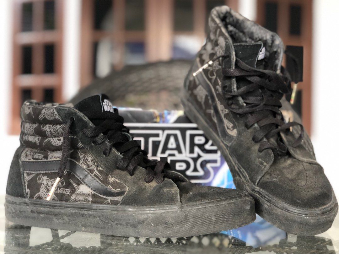 Star Wars x Vans Sk8 Hi Dark Side Shoes Men s Fashion Footwear