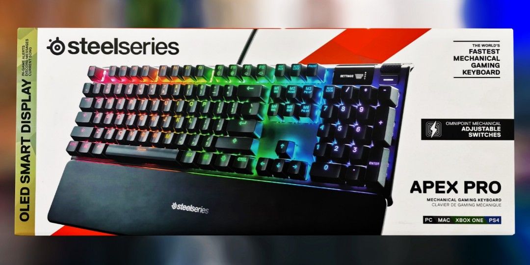 STEELSERIES APEX PRO MECHANICAL GAMING KEYBOARD ADJUSTABLE SWITCHES (Category: Computer Keyboard) located in San Juan City. Submitted by blueswitchpc (Listing ID 1220346737, Image 1). Description: 🚨 RESTOCK ALERT 🚨 STEELSERIES APEX PRO MECHANICAL GAMING KEYBOARD ADJUSTABLE SWITCHES. Discounted Price for Bulk Orders‼️ Message us to place your order. Specs Details: https://steelseries.com/gaming-keyboards/apex-pro Mode of Payment Payment: COD, BP