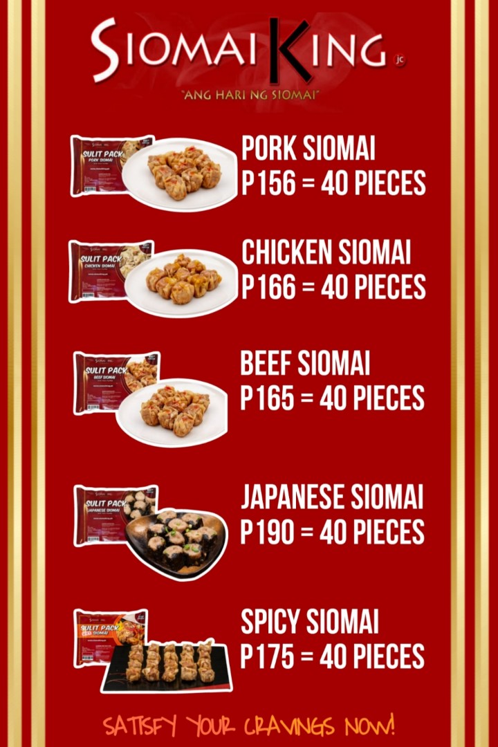 Sulit Pack Siomai King Food And Drinks Chilled And Frozen Food On Carousell