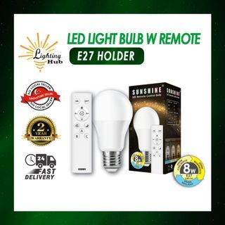 SUNSHINE LED RGB light bulb with remote control / tri-tone / dimmable / can control with switch and remote