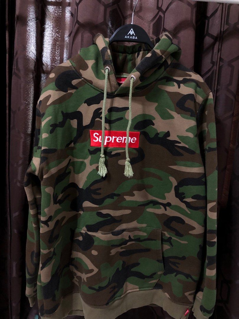 Supreme camo 2025 hoodie real