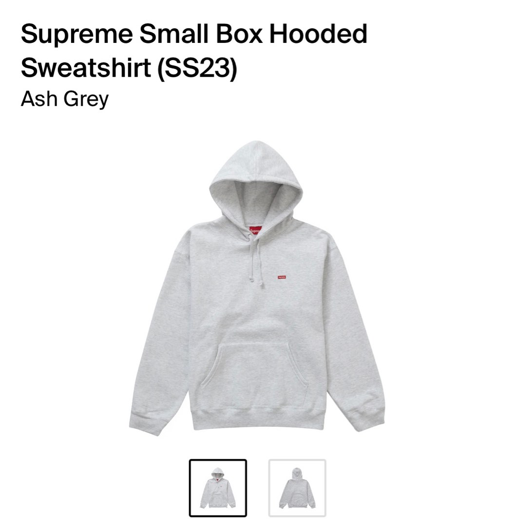 Supreme clearance gray sweatshirt