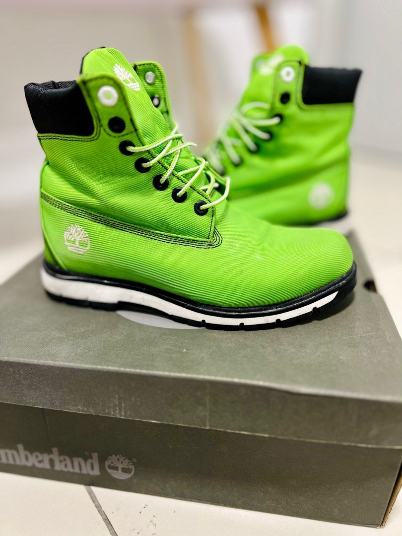 Lime shop green timbs