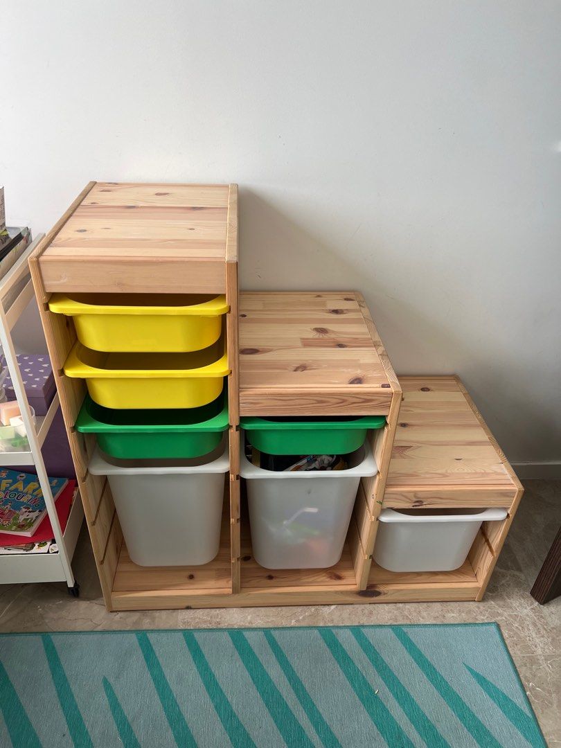 Trofast Frame TROFAST IKEA FRAME WITH storage boxes, Babies & Kids, Baby Nursery ...