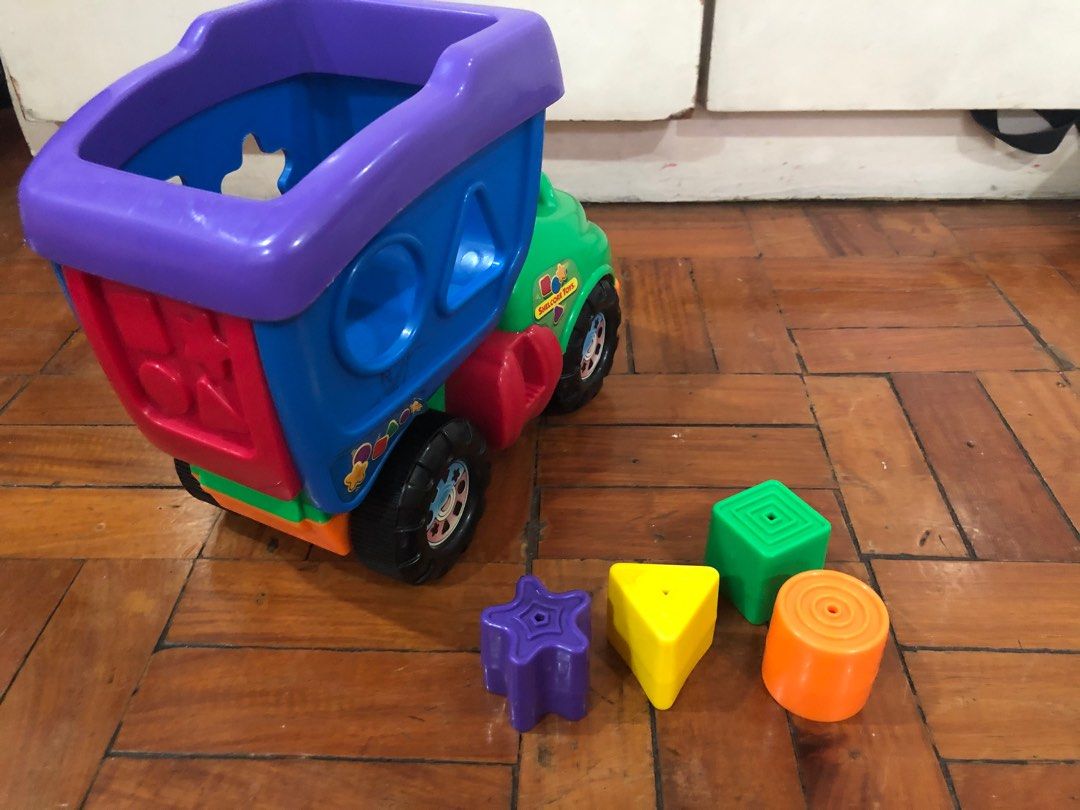 Truck Shape Sorter (Category: Infant Playtime) located in San Juan City. Submitted by lifeshop888 (Listing ID 1220428569, Image 2). Description: Truck shape sorter .